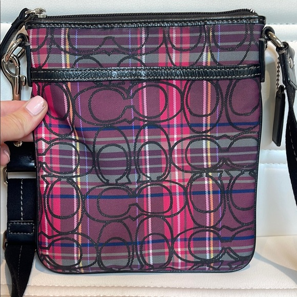 Coach Pink and Black Crossbody Bag - Picture 3 of 7